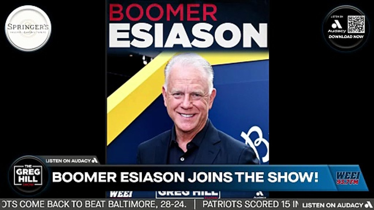 "It's the poise" #NFL legend Boomer Esiason joins! What impresses Esiason the most?