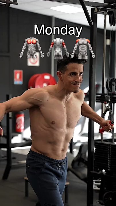 My 3-day training split !! 🔥