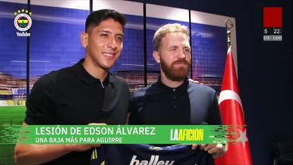 Edson Álvarez sufre lesión y no jugará el último partido de 2025 con Fenerbahce