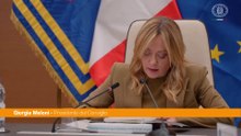 Meloni "Italia ascoltata perché è una nazione forte e autorevole"