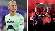 Keylor Navas presente en la Casita de Benito para el cierre de conciertos en la CDMX