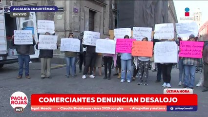 Comerciantes de Tepoztlán protestan en el Centro Histórico de la CDMX | DPC con Paola Rojas