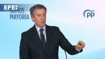 Feijóo pide a Vox responsabilidad y le recuerda que su 