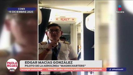 Piloto protesta y retiene vuelo en el AICM | DPC con Paola Rojas