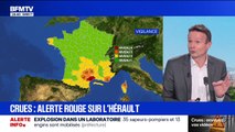 Pluie-inondation et crues: l'Hérault est placé en vigilance rouge