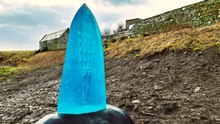 Freswick Castle sculpture