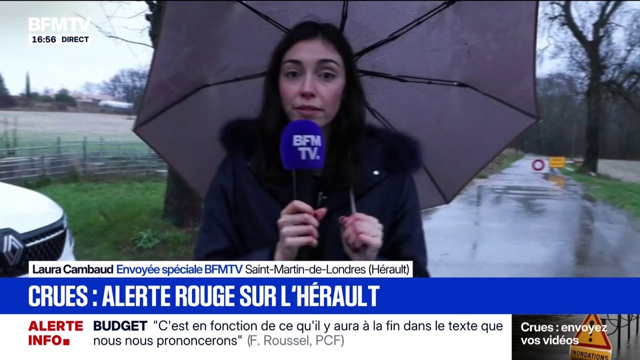 Le département de l'Hérault placé en vigilance rouge pour les crues, les habitants vigilants