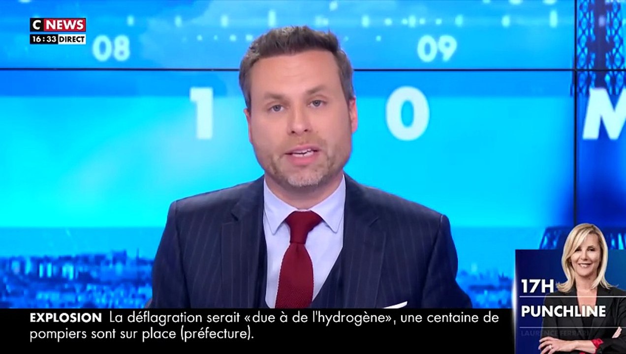 Rhône : Une explosion dans une usine chimique de Saint-Fons, près de Lyon, fait au moins quatre blessés, dont trois grièvement - Une cinquième victime est actuellement recherchée - La déflagration est "due à de l'hydrogène"