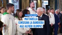 Milano-Cortina 2026, Mattarella consegna la bandiera agli Alfieri olimpici