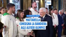 Milano-Cortina 2026, Mattarella consegna la bandiera agli Alfieri olimpici