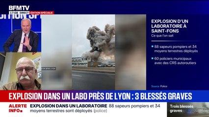 Explosion d'un laboratoire près de Lyon : "Pas de risque pour la population confinée" selon le maire