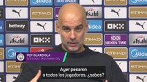 La advertencia de Guardiola a sus jugadores en navidades para que controlen su peso