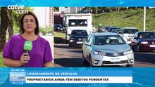 Mais de 20% dos veículos estão inadimplentes em Cascavel