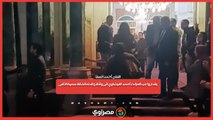 الفنان أحمد السقا يقدم واجب العزاء لـ أحمد الفيشاوي فى وفاة والدته الفنانة سمية الألفى