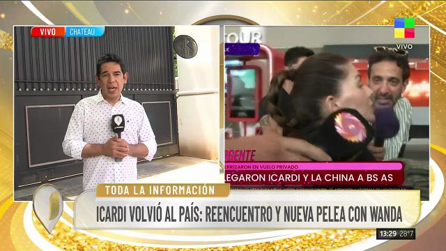 Mauro Icardi buscando a sus hijas con la China Suárez en el Chateau: qué hizo Wanda Nara
