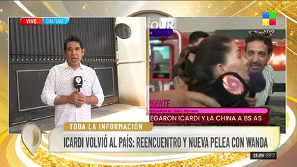 Mauro Icardi buscando a sus hijas con la China Suárez en el Chateau: qué hizo Wanda Nara