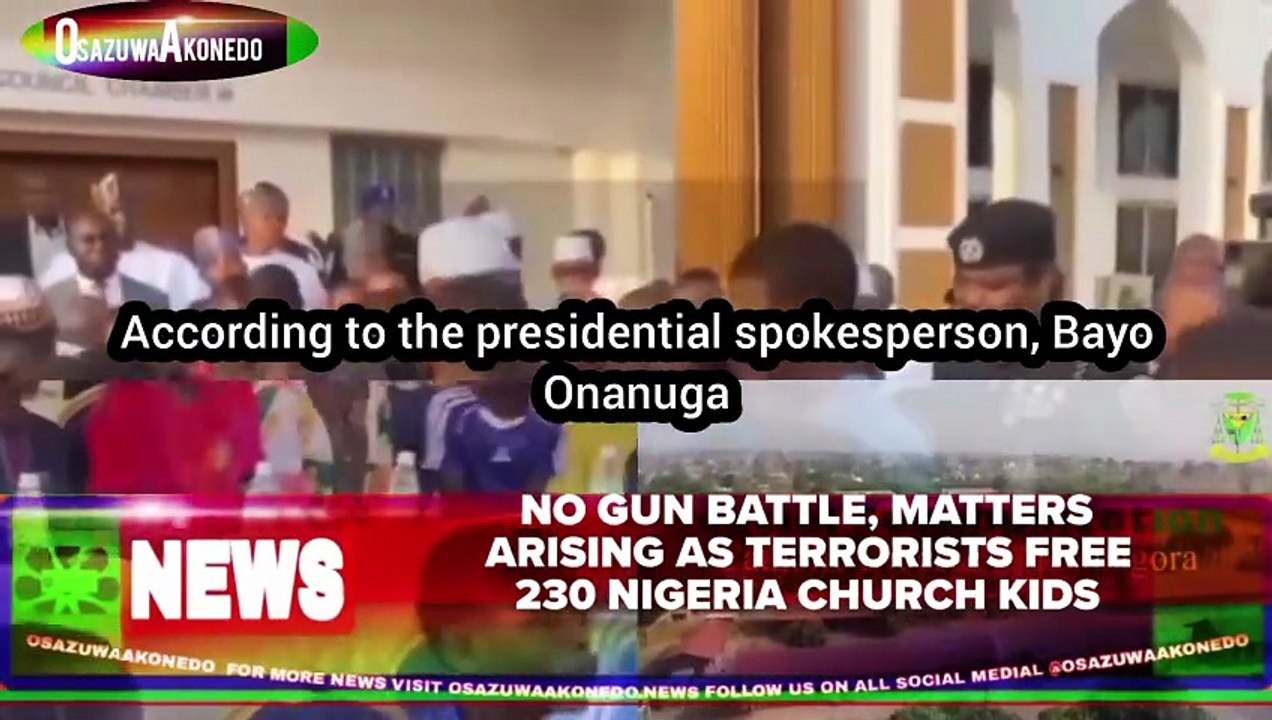 No Gun Battle, Matters Arising As Terrorists Free 230 Nigeria Church Kids