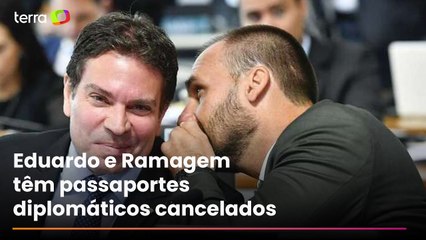 Passaportes diplomáticos de Eduardo Bolsonaro e Alexandre Ramagem são cancelados pela Câmara