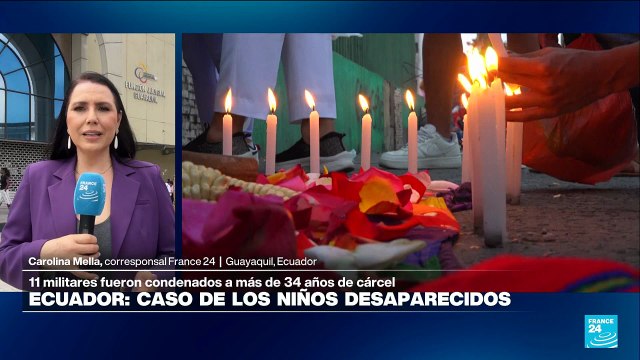 Informe desde Guayaquil: 16 militares culpables por desaparición forzada de menores