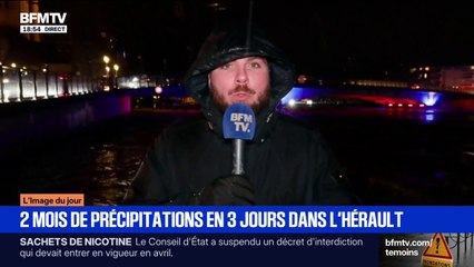 Crues: le département de l'Hérault en vigilance rouge, Adge sous surveillance