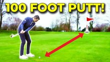 100 Foot Golf Putt Challenge