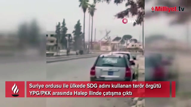 Suriye ordusu ile YPG/PKK arasında çatışma!