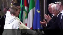 Al Quirinale la consegna del tricolore agli alfieri olimpici e paralimpici di Milano Cortina