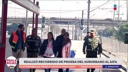 Sheinbaum supervisa avance del Tren Suburbano al AIFA | DPC con Paola Rojas