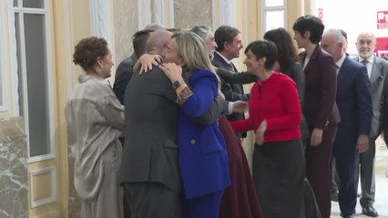 Pilar Alegría, ex ministra de educación, entrega la cartera de educación a Milagros Tolón