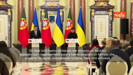 Zelensky: Gli Usa hanno proposto un formato di colloqui con Russia e Ue