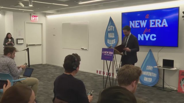 Zohran Mamdani addresses NYC cost of living, antisemitism, and DCWP pick | FULL SPEECH