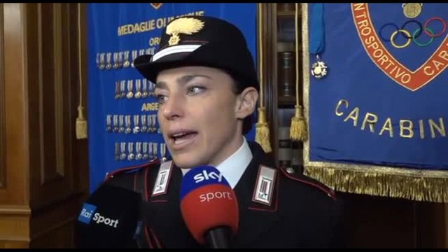 Sci, Federica Brignone giura come maresciallo dei Carabinieri