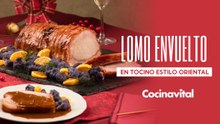 Lomo envuelto en tocino estilo oriental