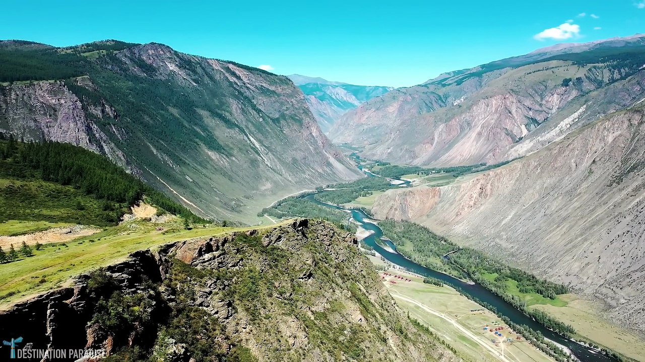 4K Mountain Vistas _ Panoramic Scenic Mountains Drone Footage with Ambient Music _ Aerial Vistas