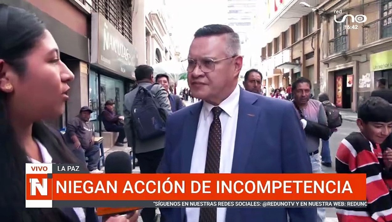 NIEGAN ACCIÓN DE INCOMPETENCIA A LUIS ARCE