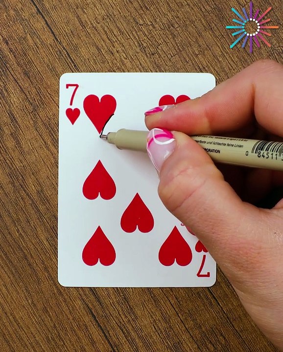 Get creative even with your cards🎴