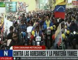 Caravana motorizada repudia la piratería yankee contra Venezuela