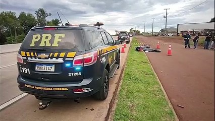 Adolescente morre em colisão com caminhão na BR-163, em Capitão Leônidas Marques