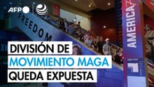 División del movimiento MAGA queda expuesta en convención conservadora de EU