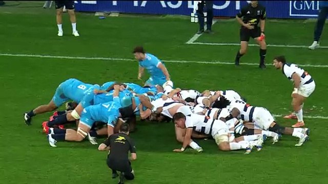 TOP 14 - Essai de Maël MOUSTIN (MHR) - Montpellier Hérault Rugby - Castres Olympique