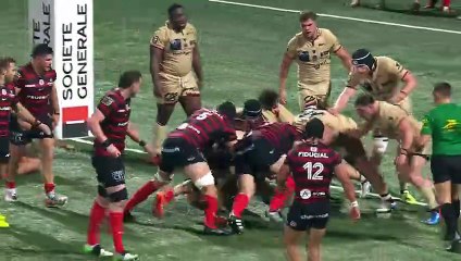 TOP 14 - Essai de Paul GRAOU (ST) - LOU Rugby - Stade Toulousain