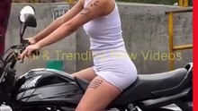 She is Very Hot Rider 😎