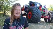 Monster Truck Teen Takes On The Pros