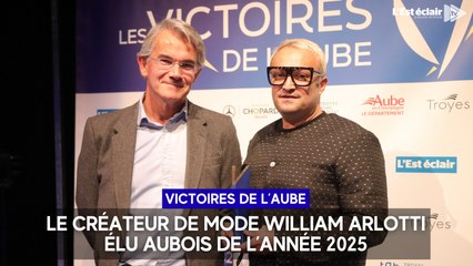 Le créateur de mode William Arlotti élu Aubois de l’année aux Victoires de l'Aube 2025