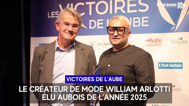 Le créateur de mode William Arlotti élu Aubois de l’année aux Victoires de l'Aube 2025