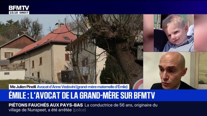 Rebondissement dans l'affaire Émile: "En janvier, nous déposerons des éléments aux magistrats instructeurs", déclare Julien Pinelli, avocat de la grand-mère maternelle d'Émile