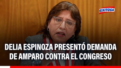 Delia Espinoza presentó demanda de amparo contra el Congreso por vulnerar su derecho al debido proceso
