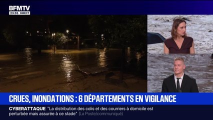 Crues, inondations : 6 départements en vigilance - 22/12