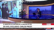 El flamante ministro de Defensa Carlos Presti: 