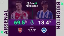 Arsenal v Brighton - Opta Predictor